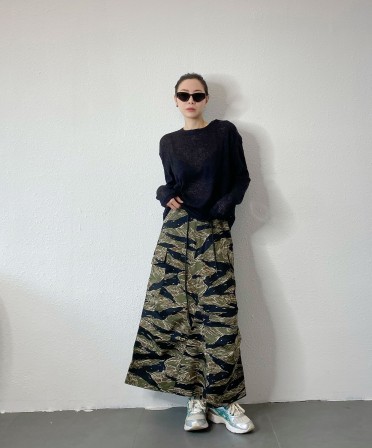 Black Button Up Shoulder Knit #250321